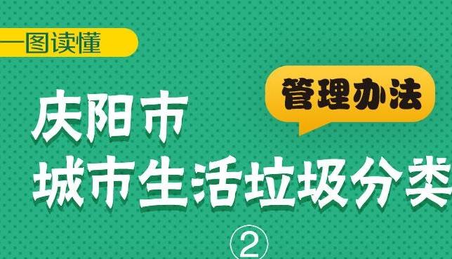 《慶陽(yáng)市城市生活垃圾分類(lèi)管理辦法》一圖讀懂（2）