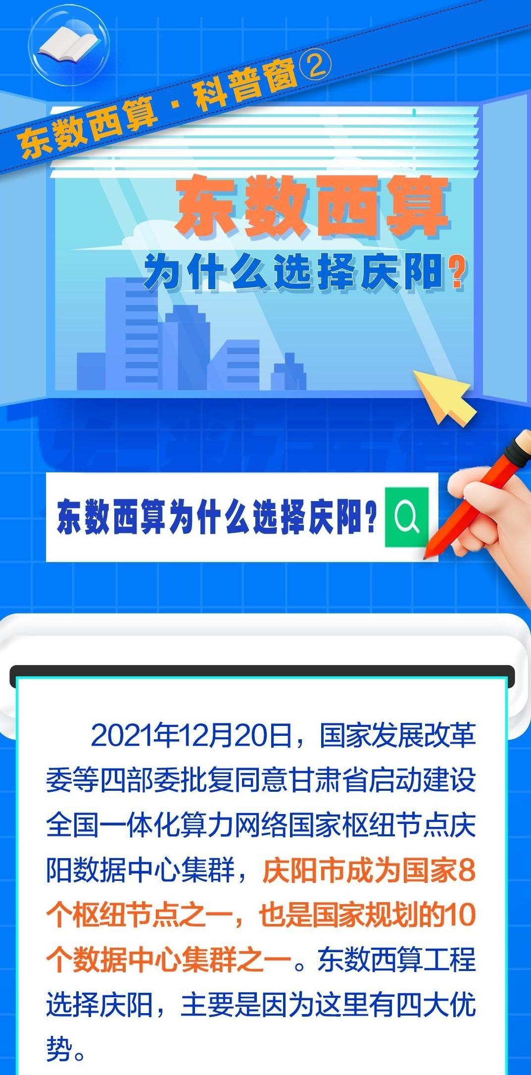 東數(shù)西算·科普窗②｜東數(shù)西算為什么選擇慶陽？
