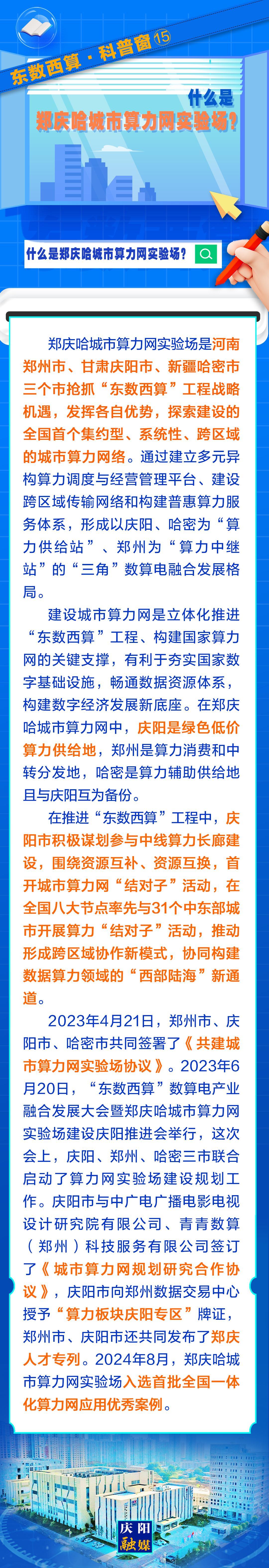 東數(shù)西算·科普窗⒂｜什么是鄭慶哈城市算力網(wǎng)實(shí)驗(yàn)場？