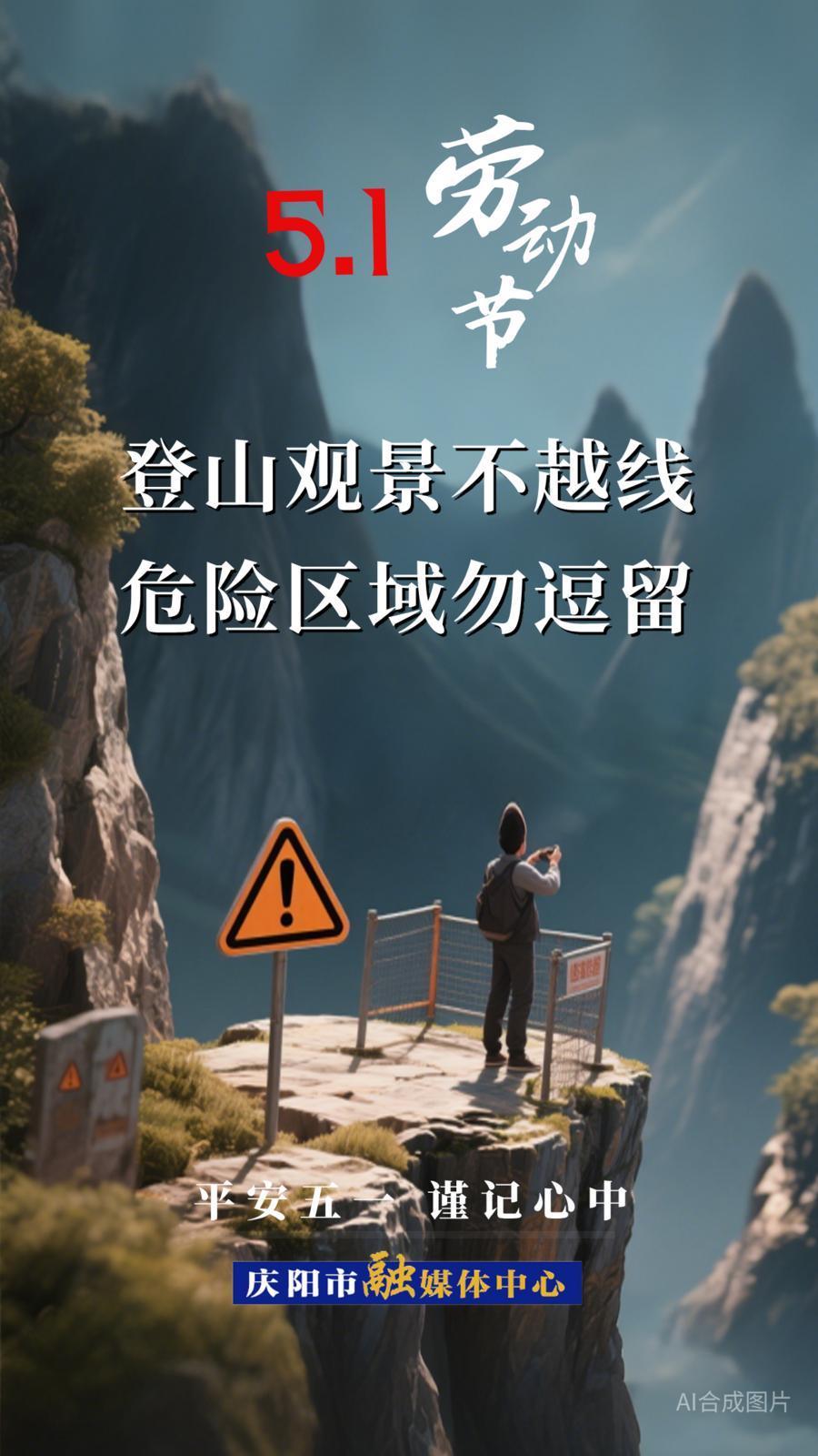 【微海報】平安五一 謹記心中⑤| 登山觀景不越線 危險區(qū)域勿逗留