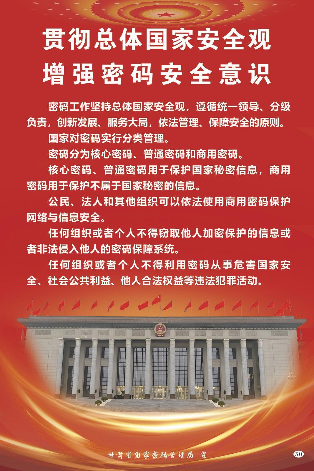 【微海報】共筑保密防線  公民人人有責(zé) | 貫徹總體國家安全觀  增強(qiáng)密碼安全意識